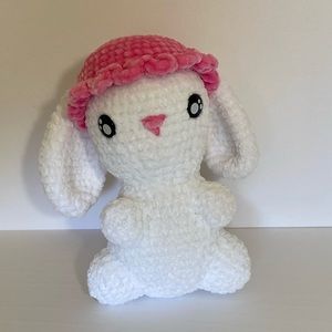 Crochet bunny Easter handmade plush cute kawaii new
